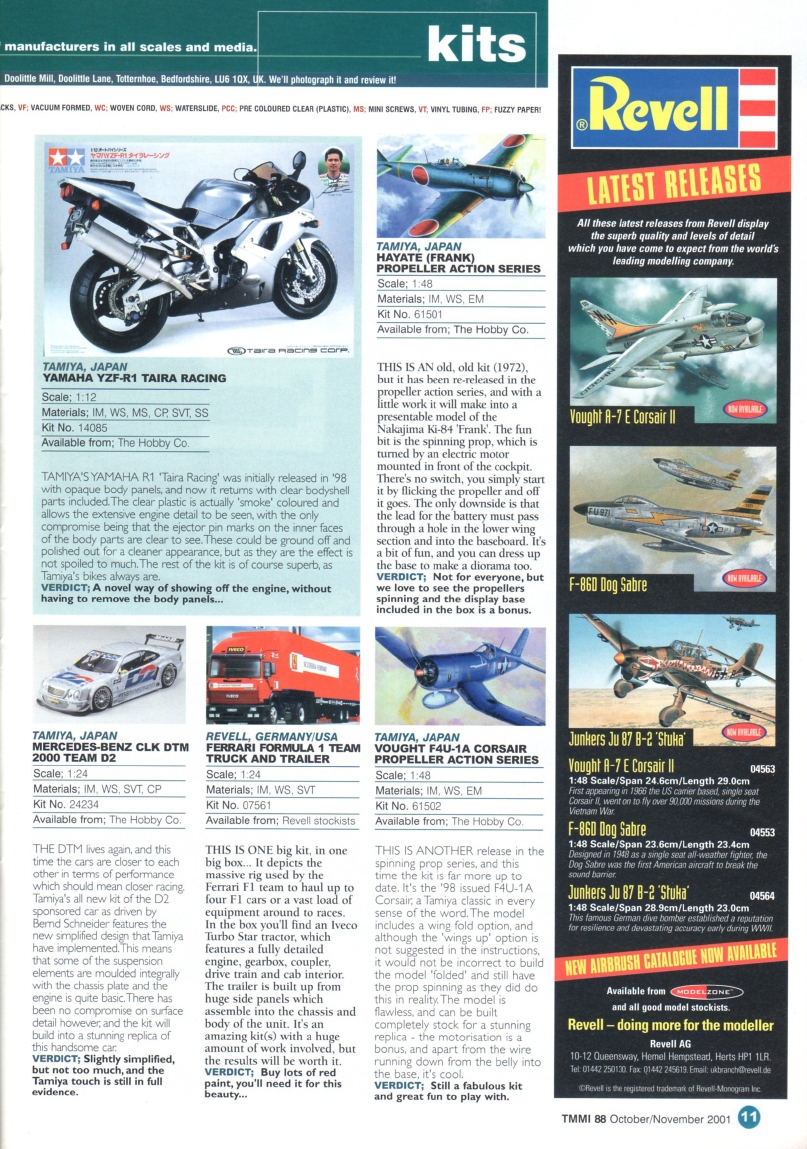 Tamiya Model Magazine 088 (2001-10)